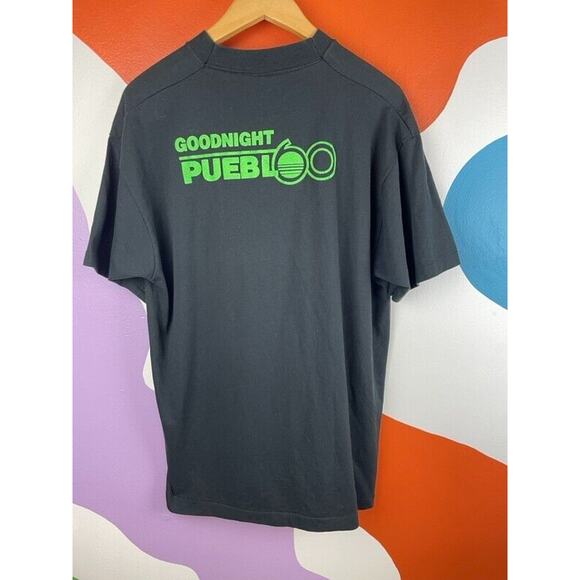 VTG Colorado Shirt Adult XL Goodnight Pueblo 90s Single Stitch Gopher Black - Picture 2 of 8